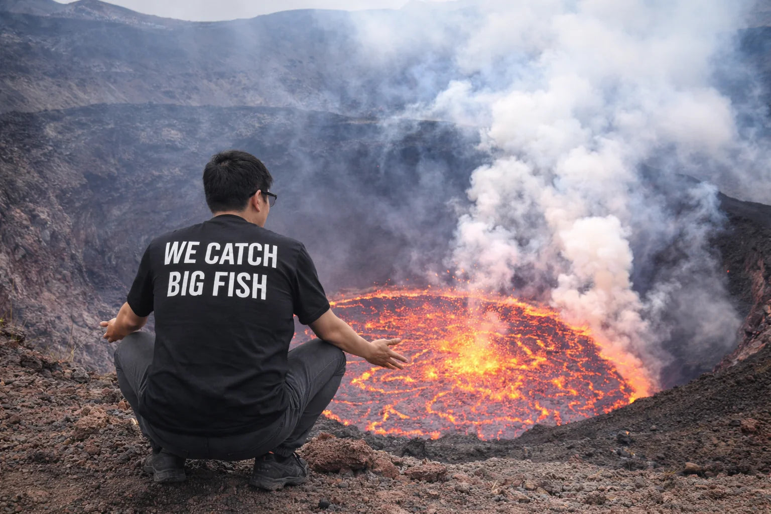 We Catch Big Fish T-shirt